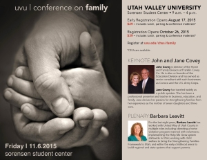 UVU Conference on Family 2015